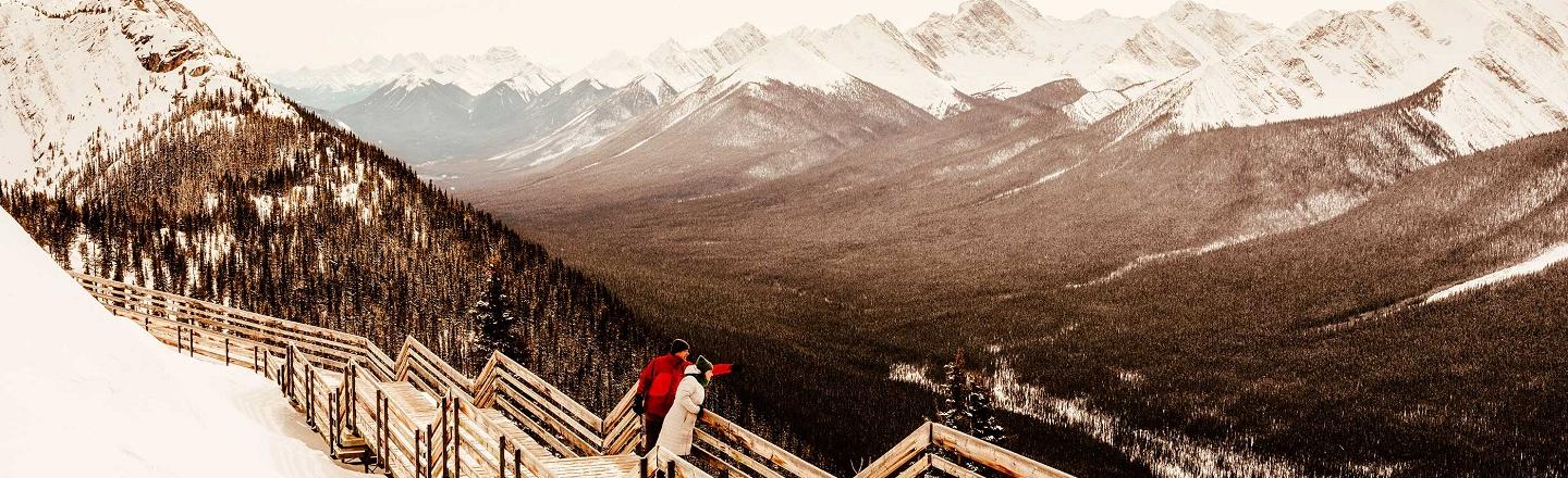 Winter in Banff, Alberta