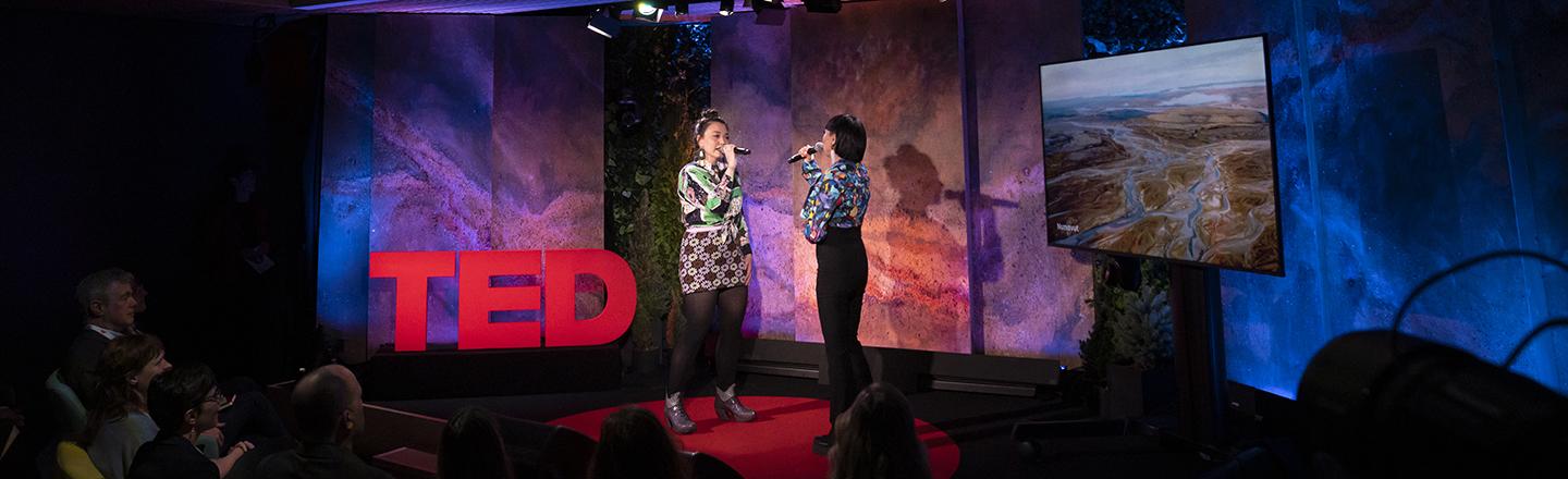 Silla performing at TED@Destination Canada