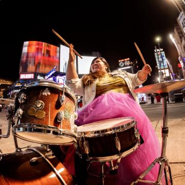 women playing drums in Toronto